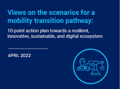 Views on the scenarios for a mobility transition pathway